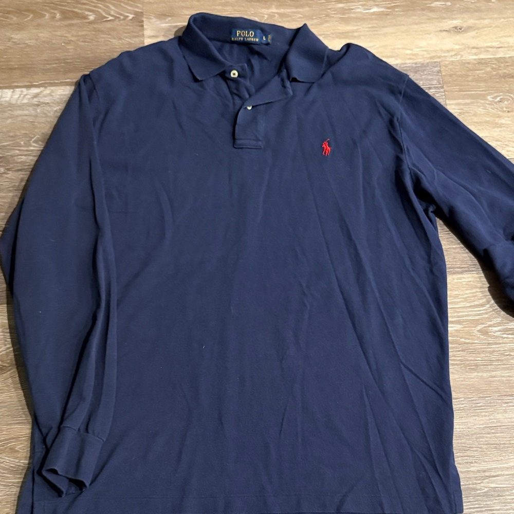 Polo by Ralph Lauren Dark Blue Long Sleeve Shirt